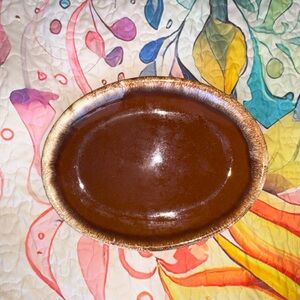 Hull Drip Glaze Pottery 9x12” Platter Excellent condition